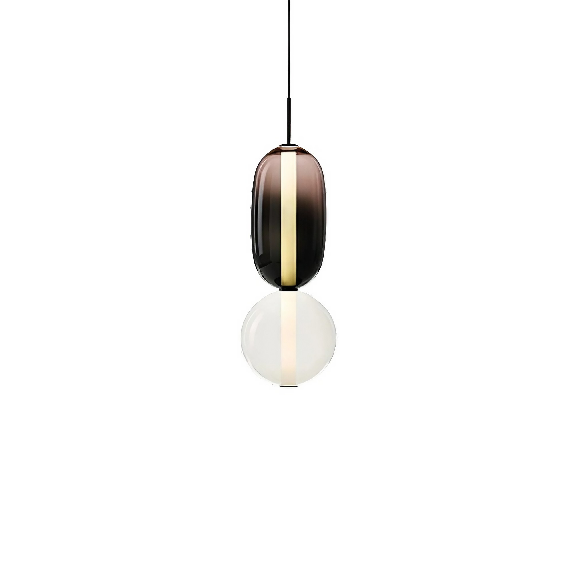 Noordse Hanglamp Van Gebrandschilderd Glas HL299