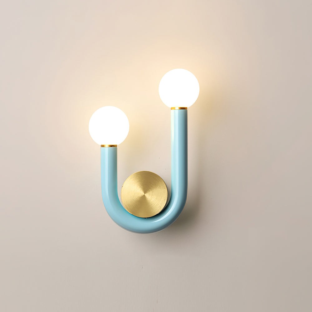 Creatieve U-vormige dubbele kop wandlamp HL894