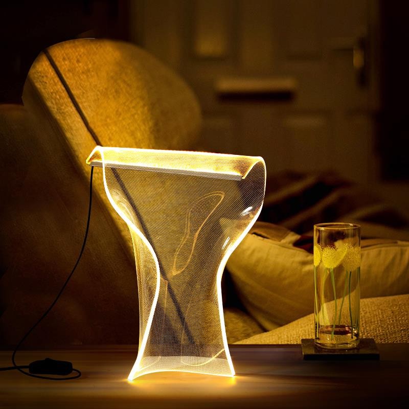GWEILO Creatieve Onregelmatige Transparante Tafellamp