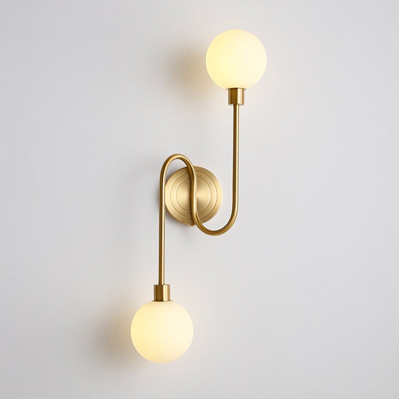 Holten messing wandlamp met arm HL2962