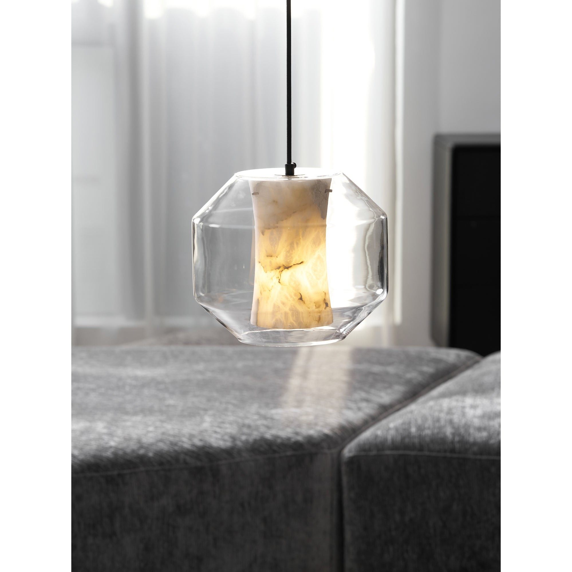 Hanglamp van albastglas HL2997