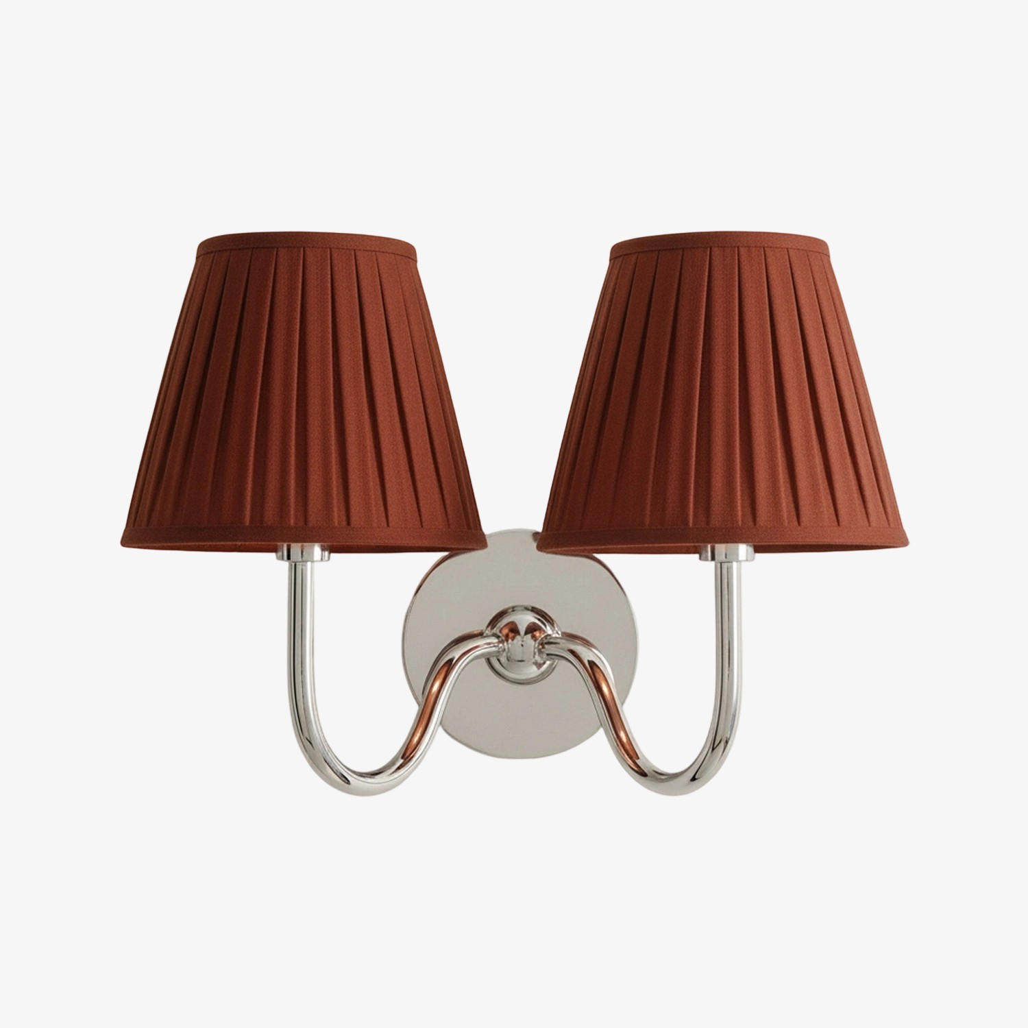 Luvora Vintage Wandlamp met Linnen Kap - Moderne Metalen Wandverlichting HL1594