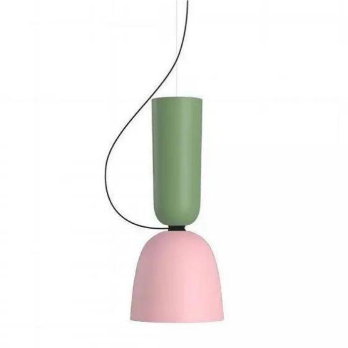 Macaron Colour Splicing Alphabeta metalen hanglamp HL137