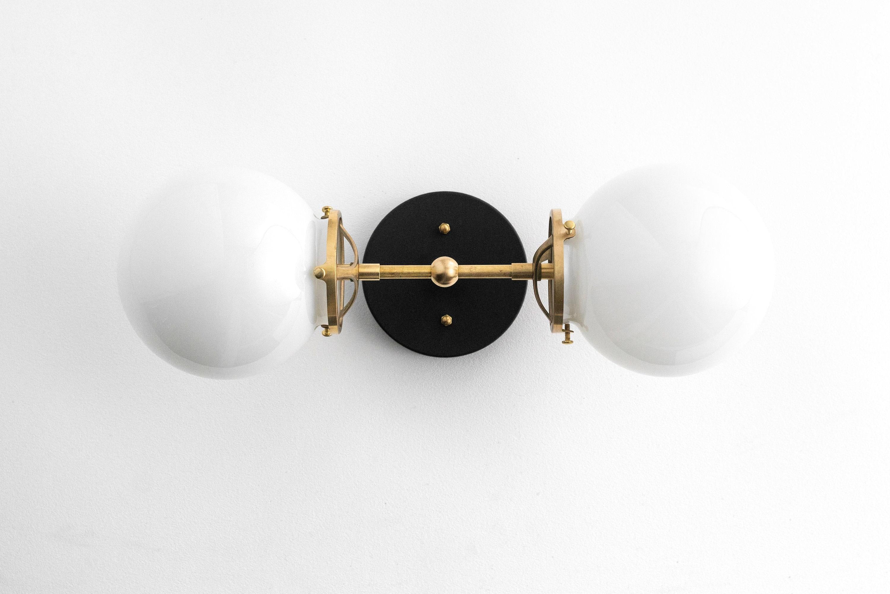 Lumio Globe Art Deco Badkamerlamp - Opaal Globe Badkamerlamp HL1682