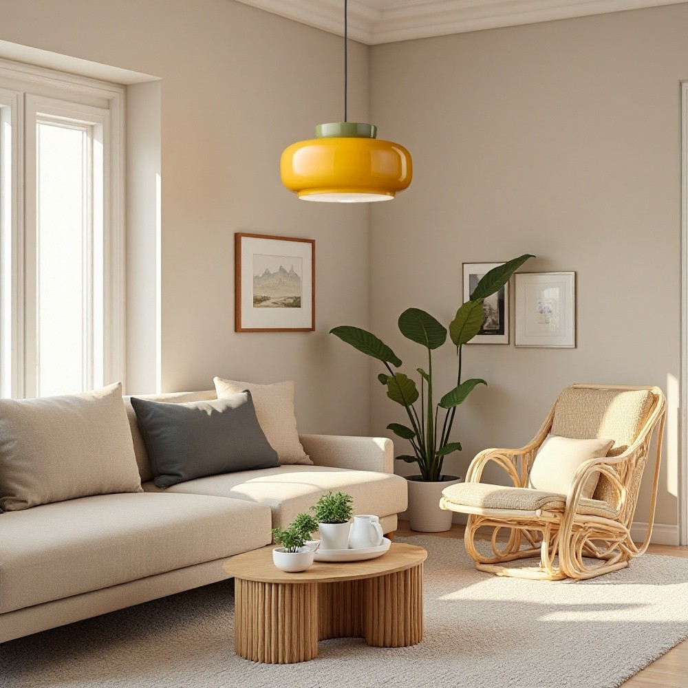 Middeleeuwse Bauhaus Disc Orb Maracanã hanglamp HL1018