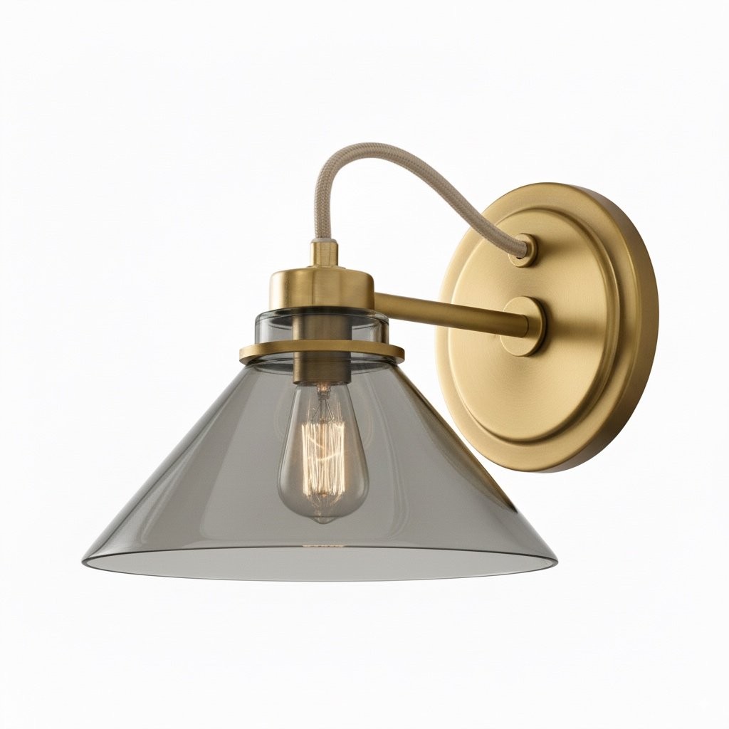 Aurenza Sconce – Landelijke wandlamp met metalen accenten voor gezellige ruimtes HL1648