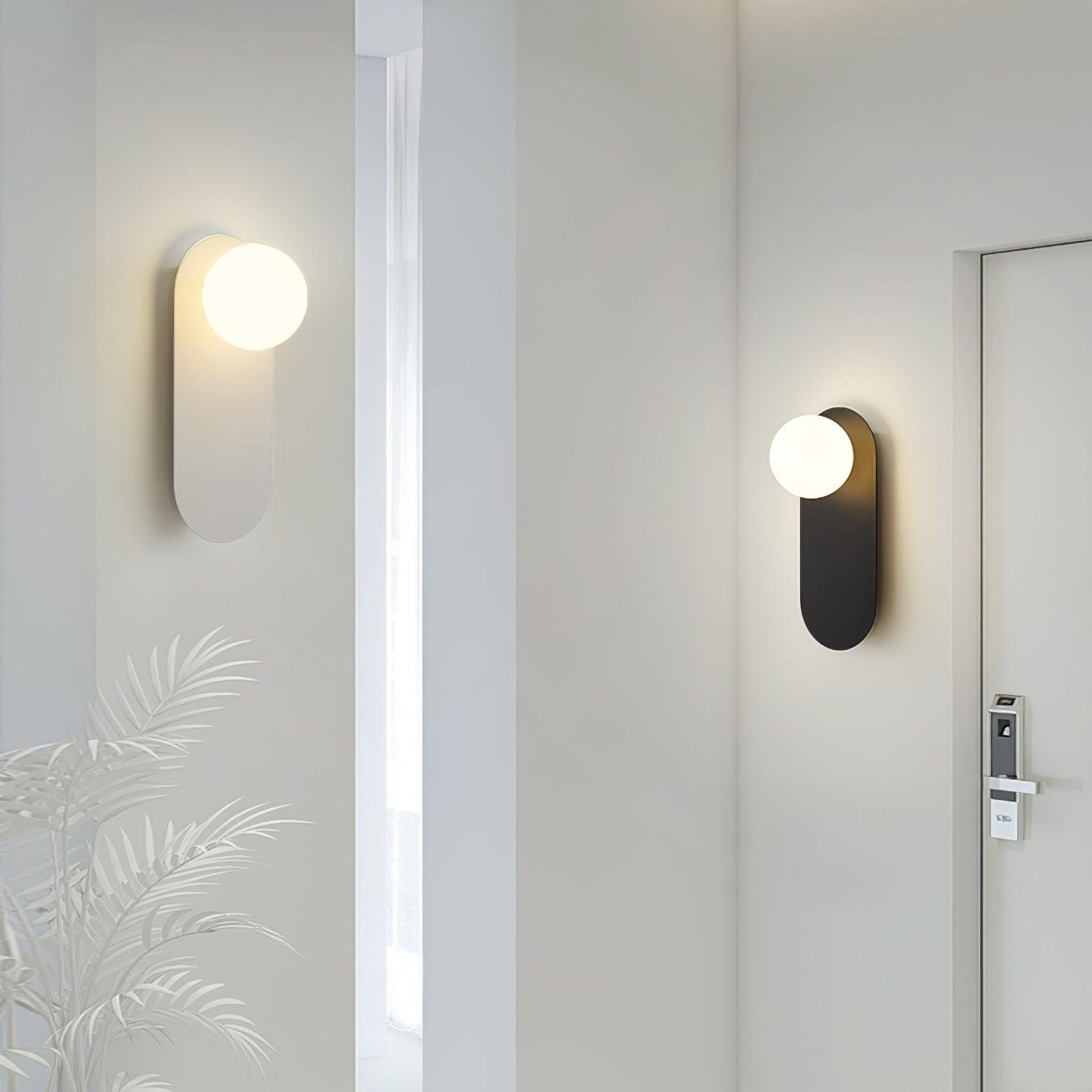 Moderne glazen wandlamp HL435