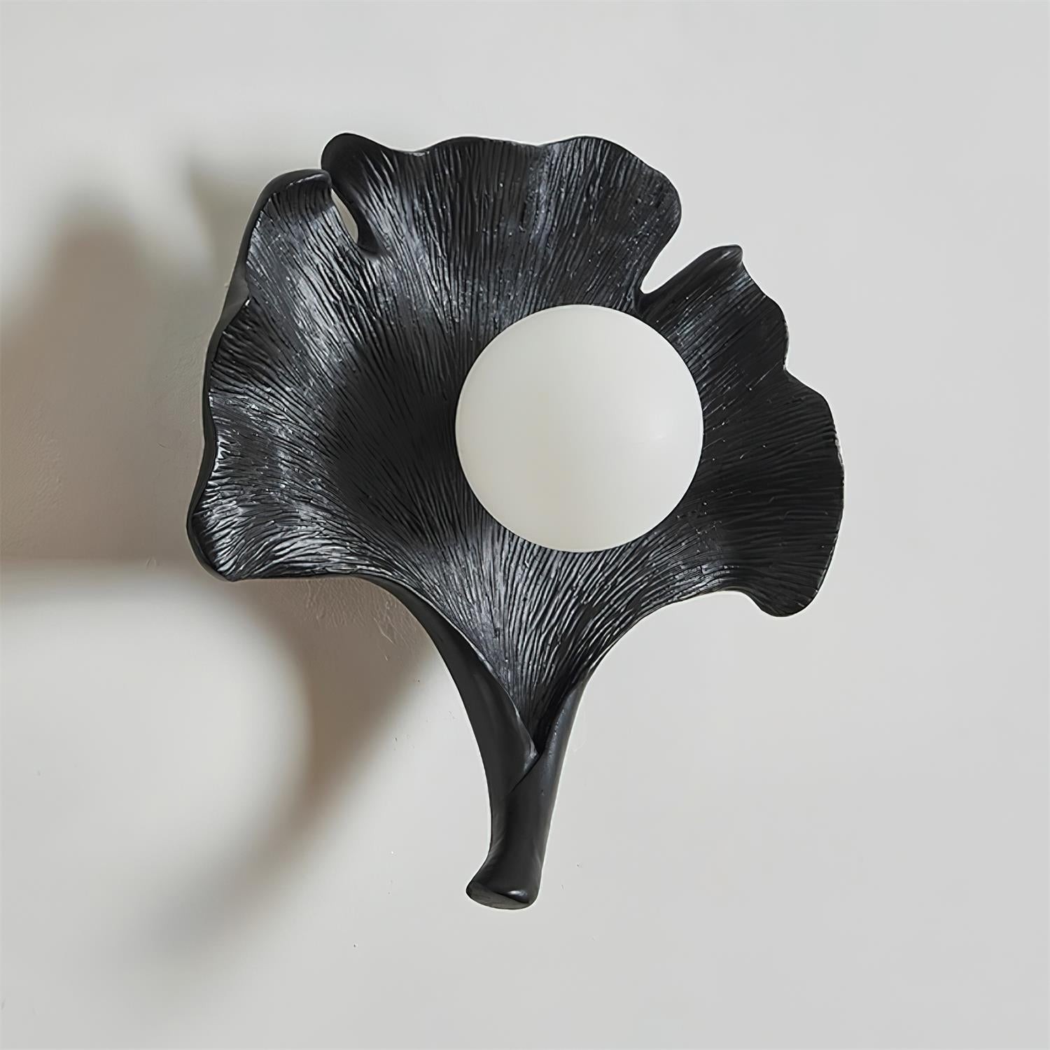 Vintage Ginkgo Blad Hars Wandlamp HL527