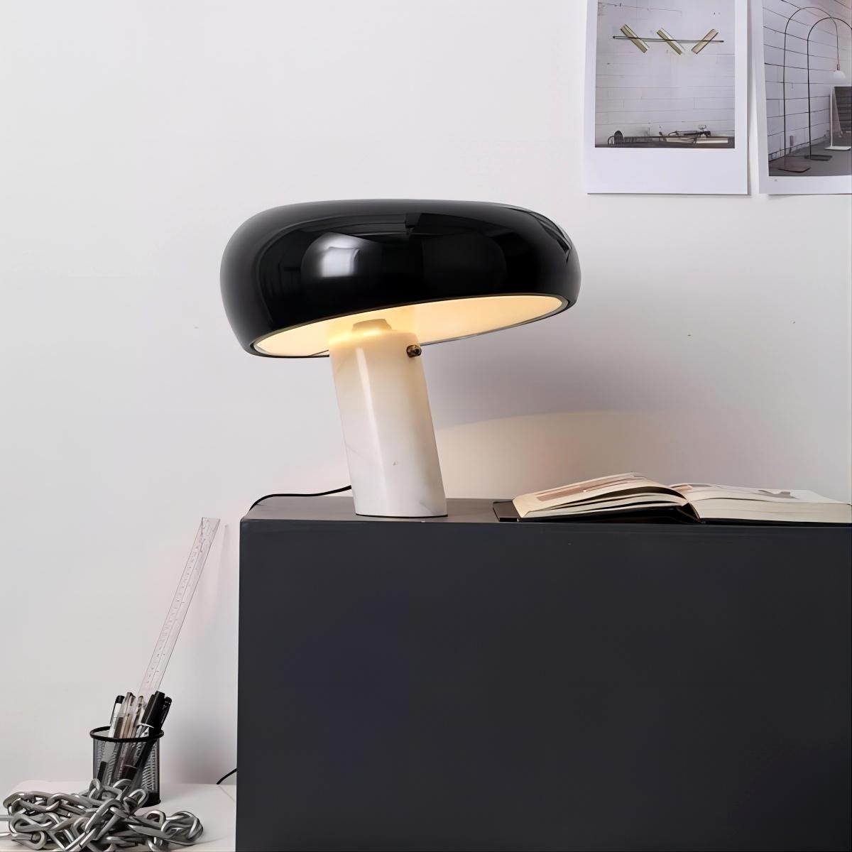 Slantia Marmeren Tafellamp Vintage