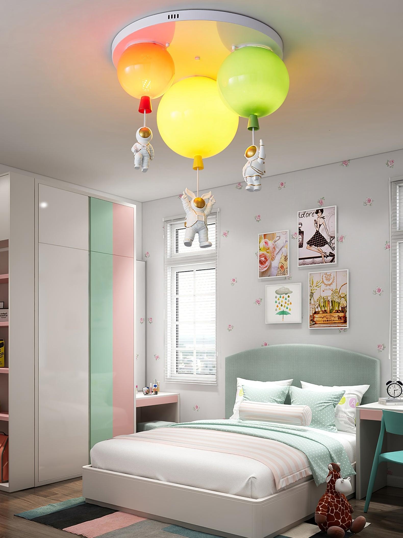 Astronaut Glanzende Ballon Plafondlamp HL361