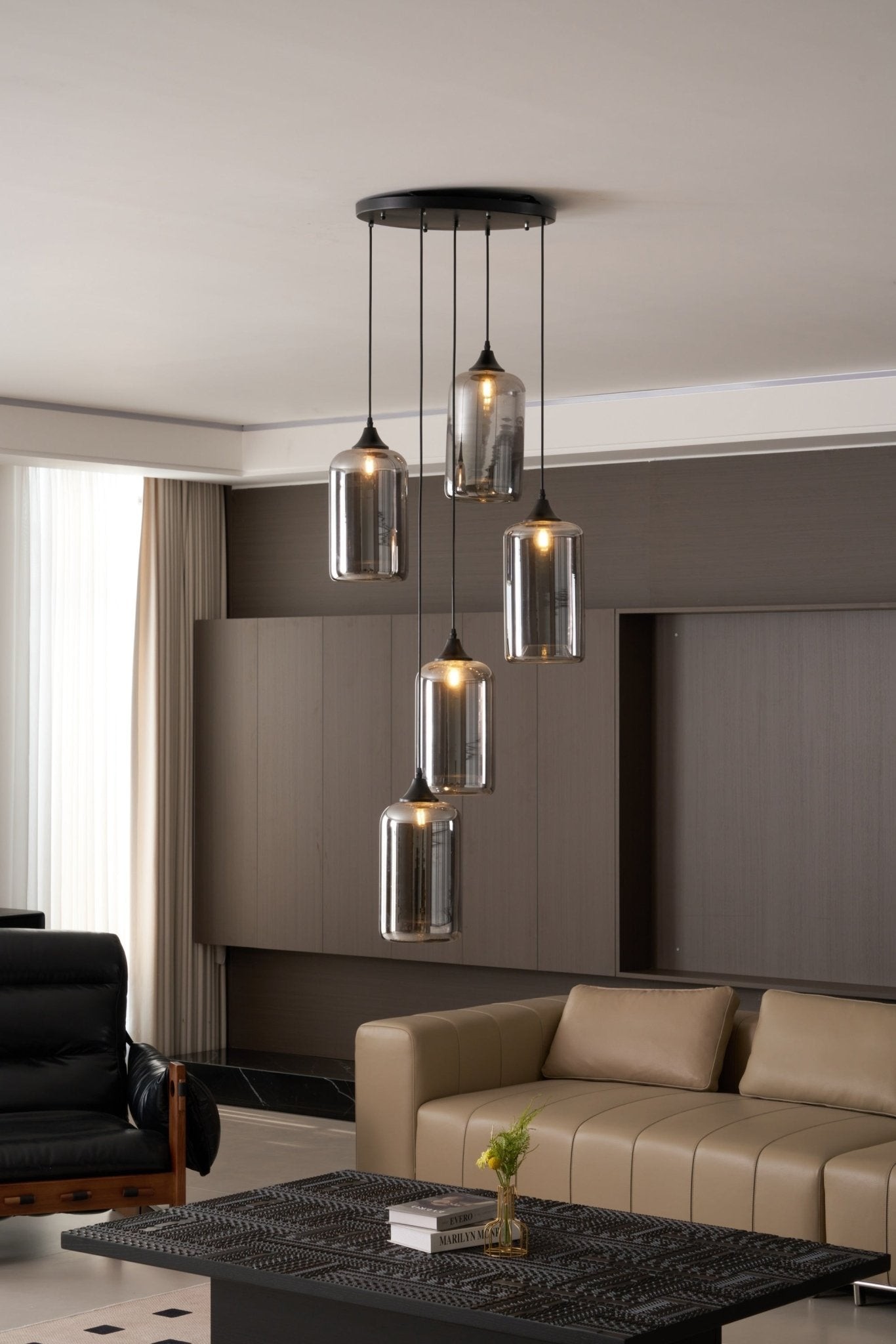 Flesvormige hanglamp HL2916