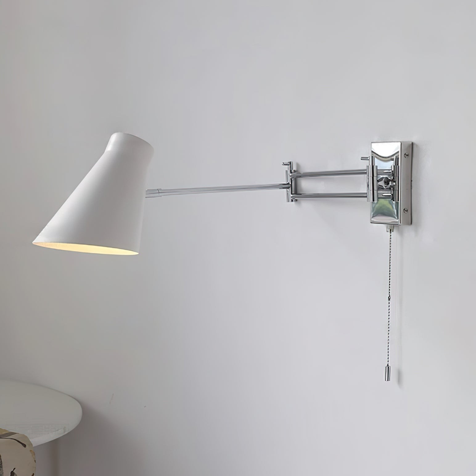 Moderne Eenvoudige Metalen Wandlamp met Zwenkarm HL1072