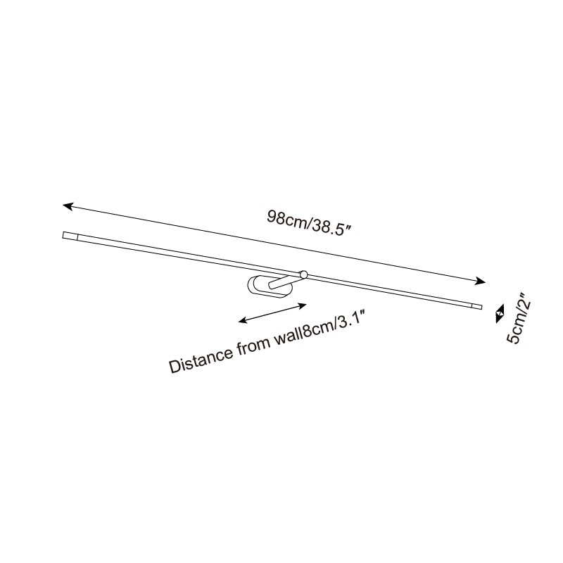 Kady Linear oplaadbare wandlamp HL2611