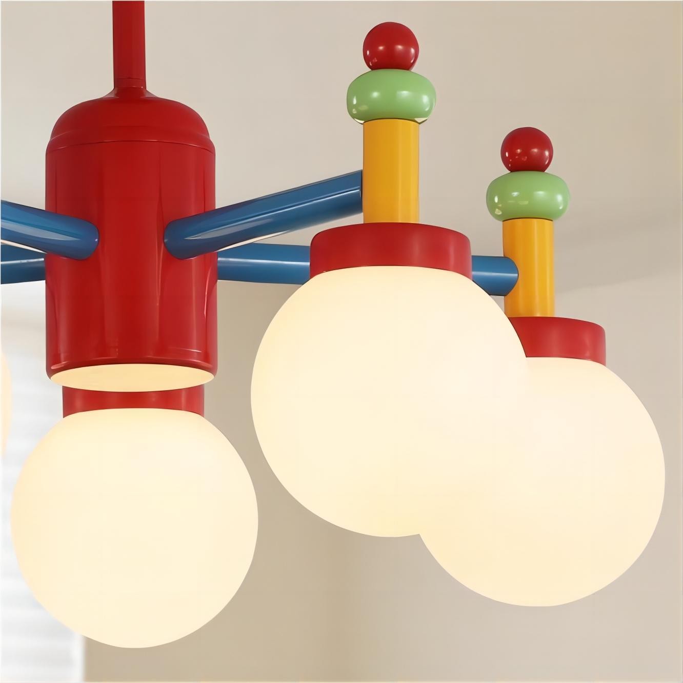 Grillige Macaron Plafondlamp Voor Kinderkamer HL119