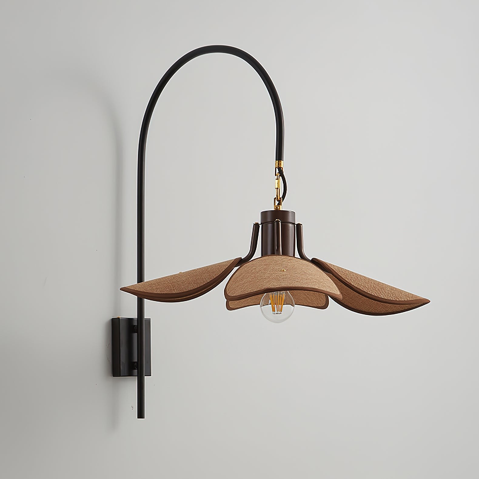 Retro Wabi-Sabi Stijl Petal Bloom Wandlamp HL622