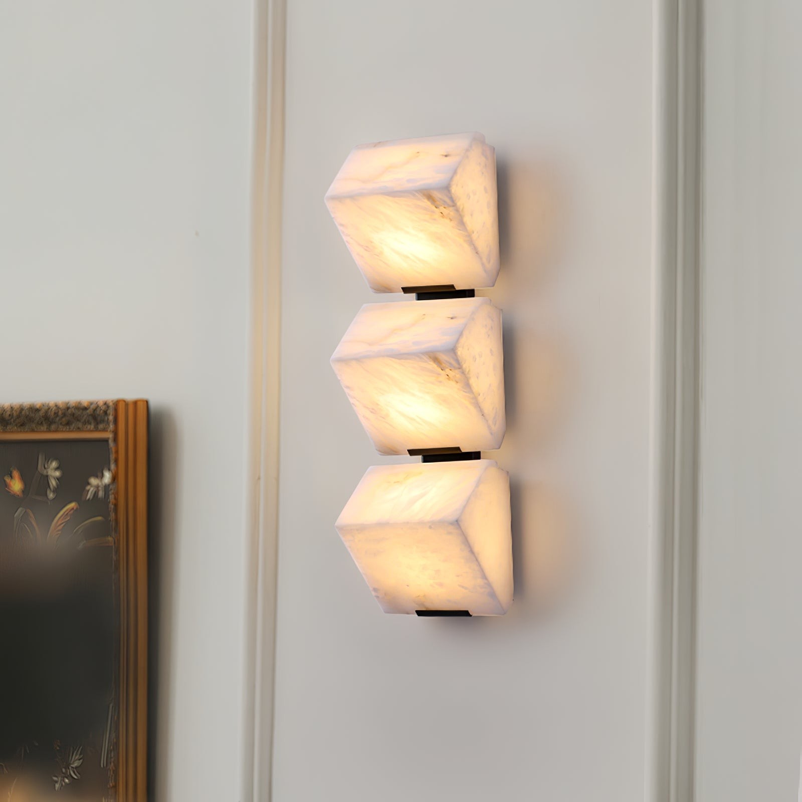 Albasten wandlamp voor trappenhuis HL3201