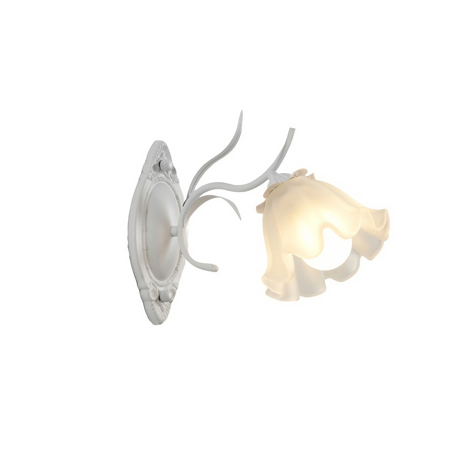 Nordic Retro Leliebloem Glazen Wandlamp HL304