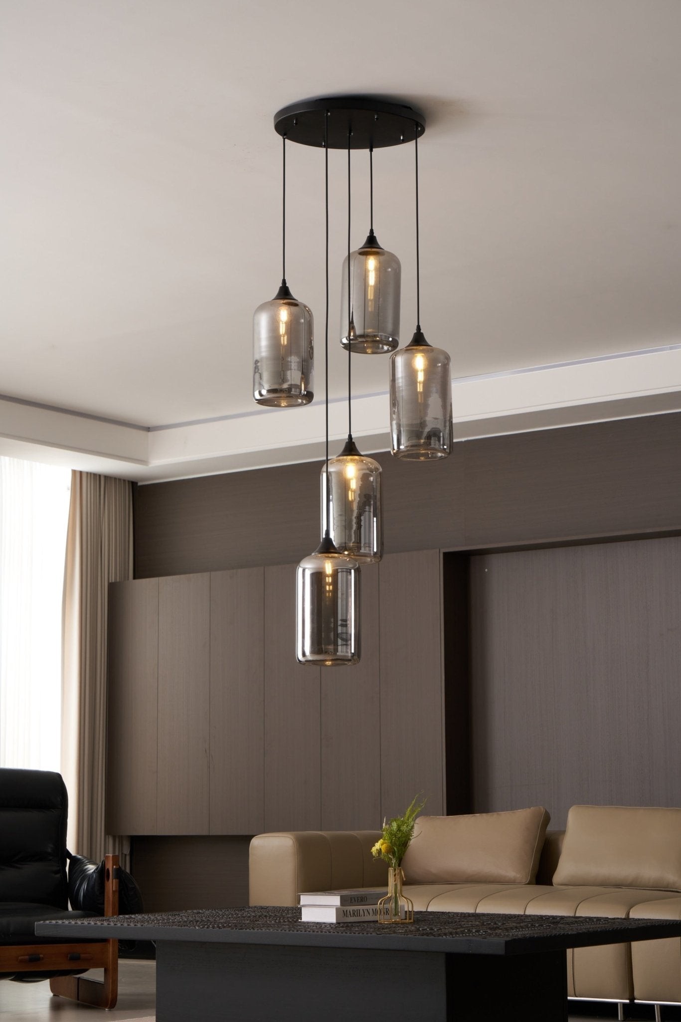 Flesvormige hanglamp HL2916
