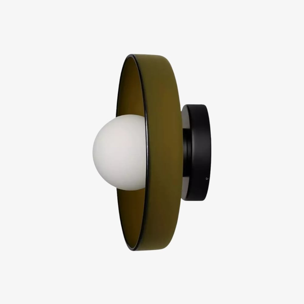 Kalo glazen schijf wandlamp - Moderne wand en plafondlamp voor hal en slaapkamer HL2259