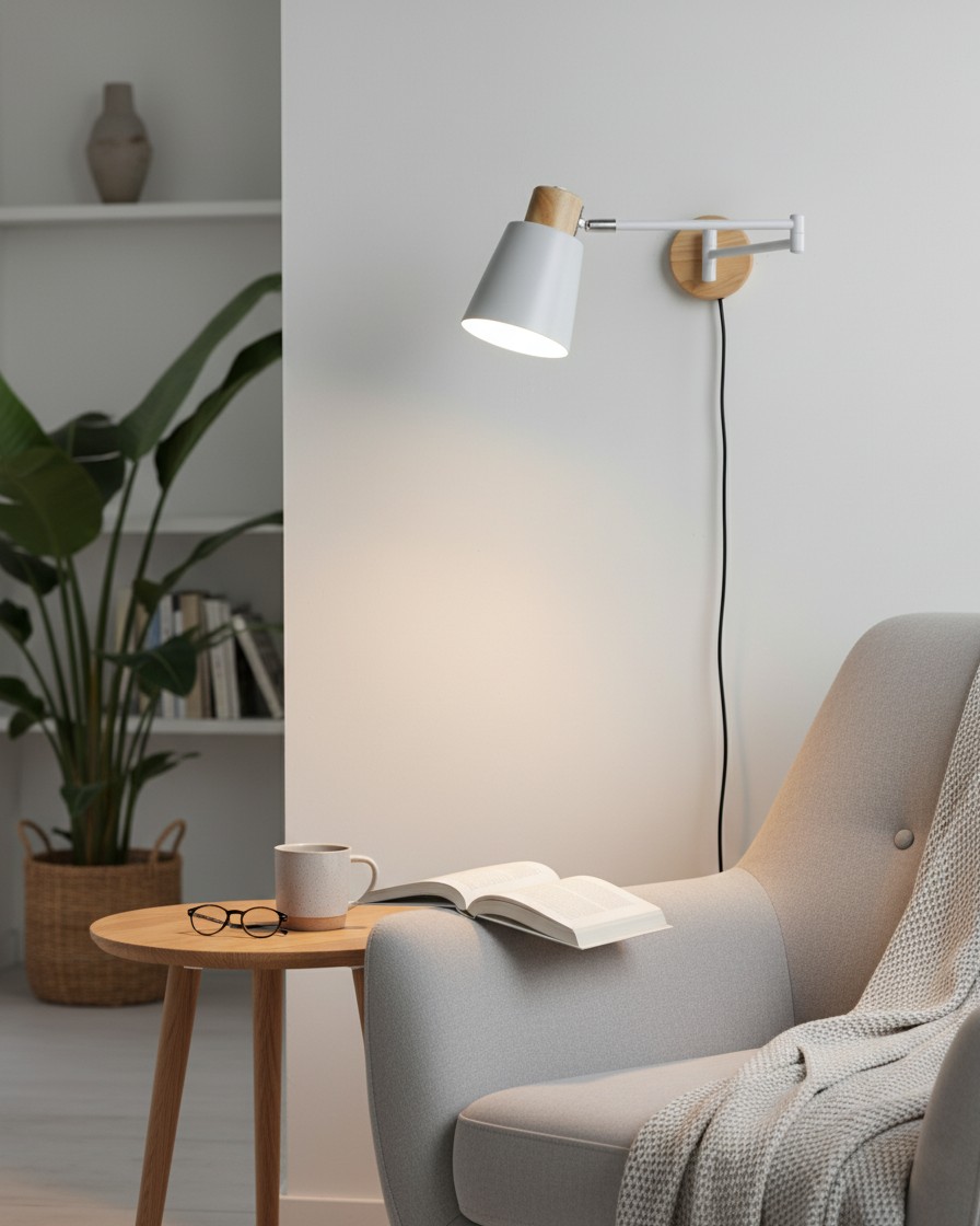 Collin Verstelbare Stekker Wandlamp HL2818