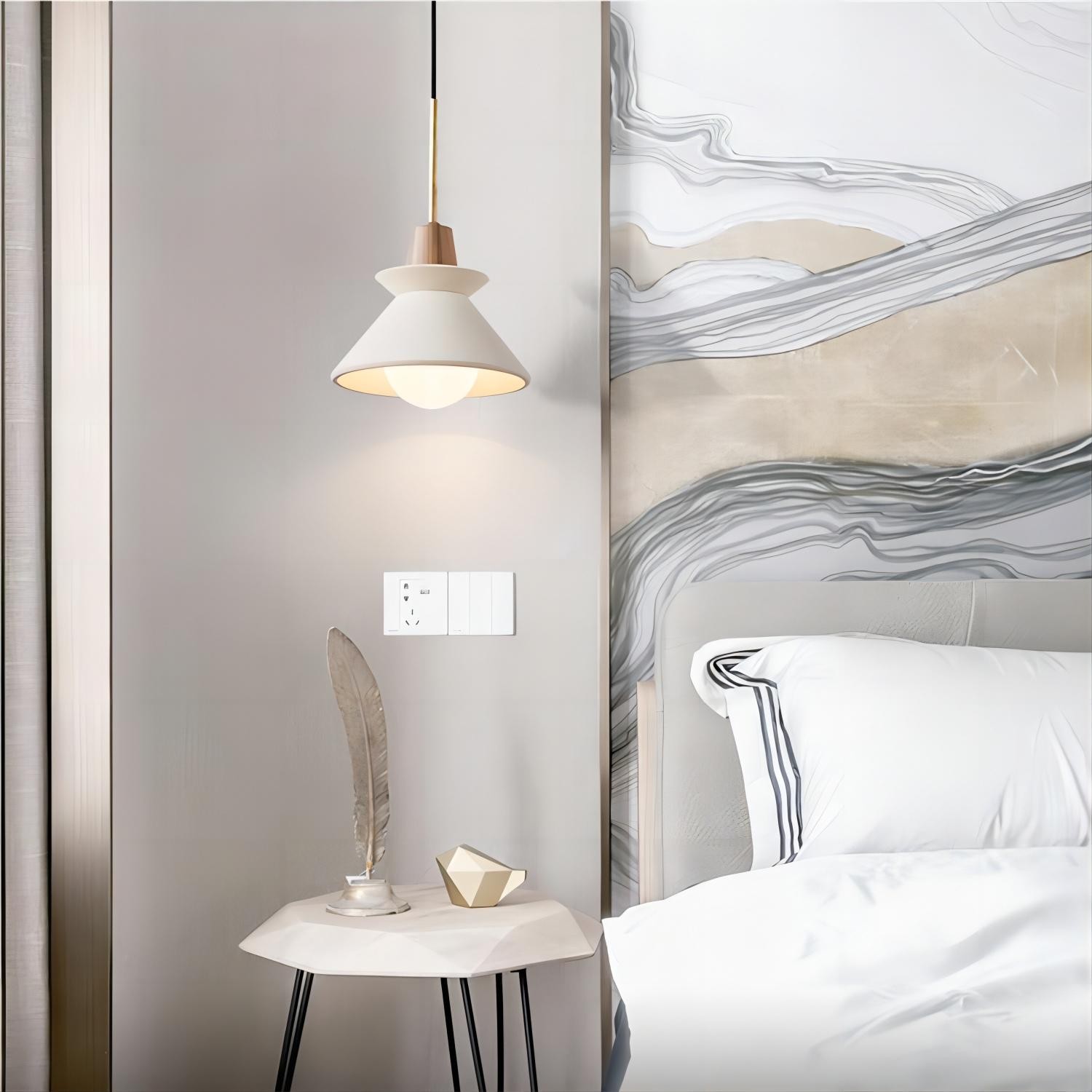 Minimalistische Noordse Tapse Hanglamp HL110