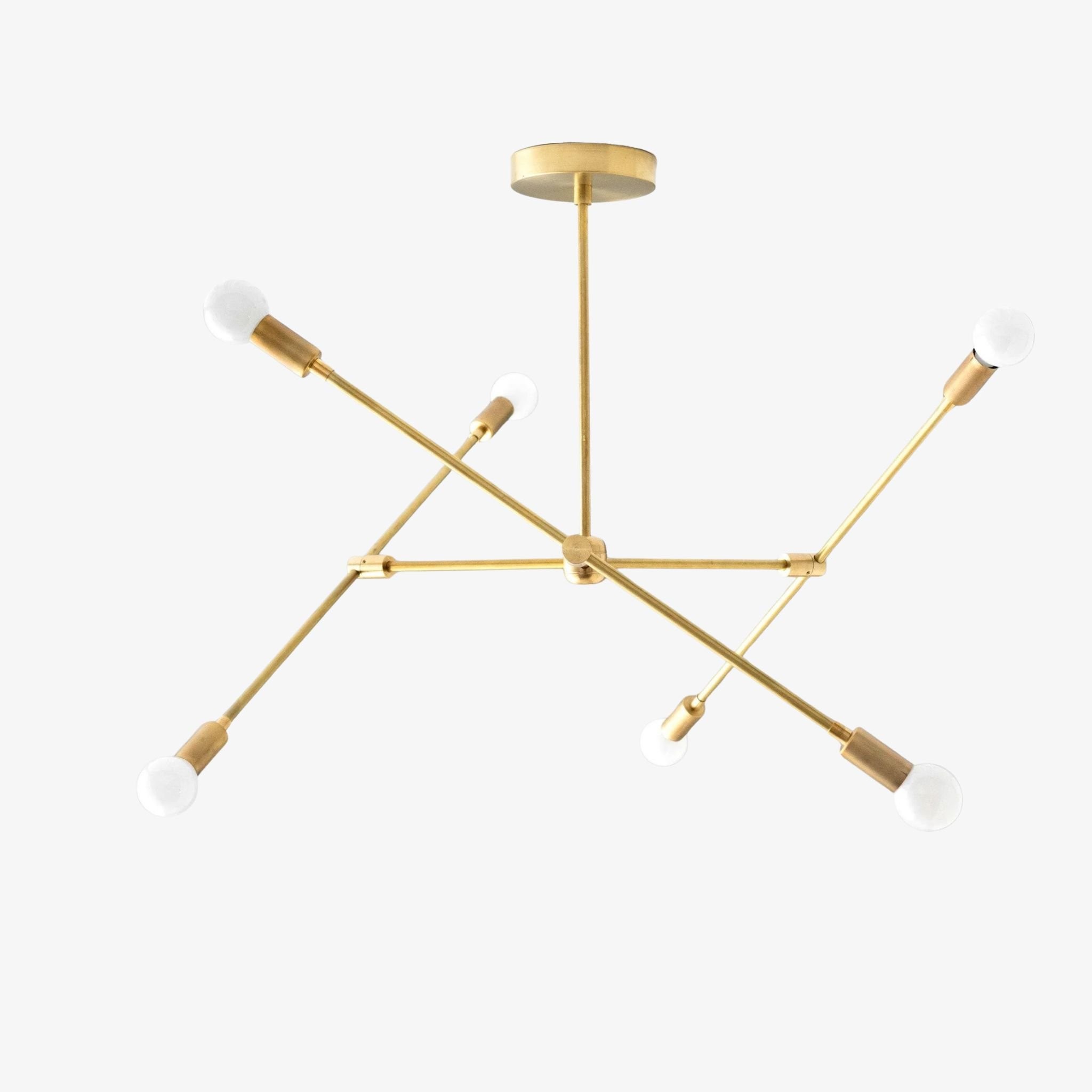 Mobilux Line Moderne Mobiele Kroonluchter - Minimalistische Plafondlamp voor Eetkamer HL1713