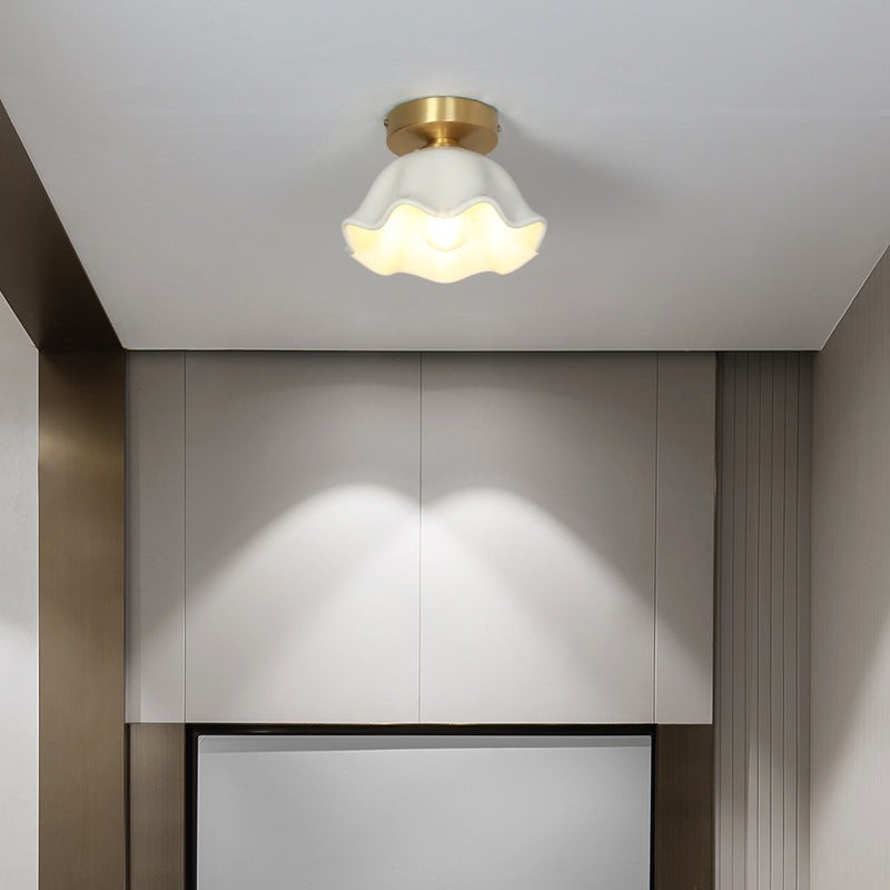 Blossom Glow Mid-Century keramische plafondlamp HL3505