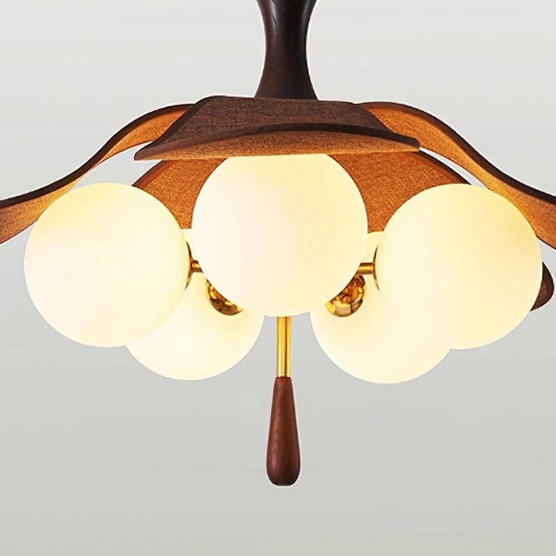 Orrise Serie Sculpturale Bolvormige Hanglamp - Hanglamp van Metaal en Glas HL2314
