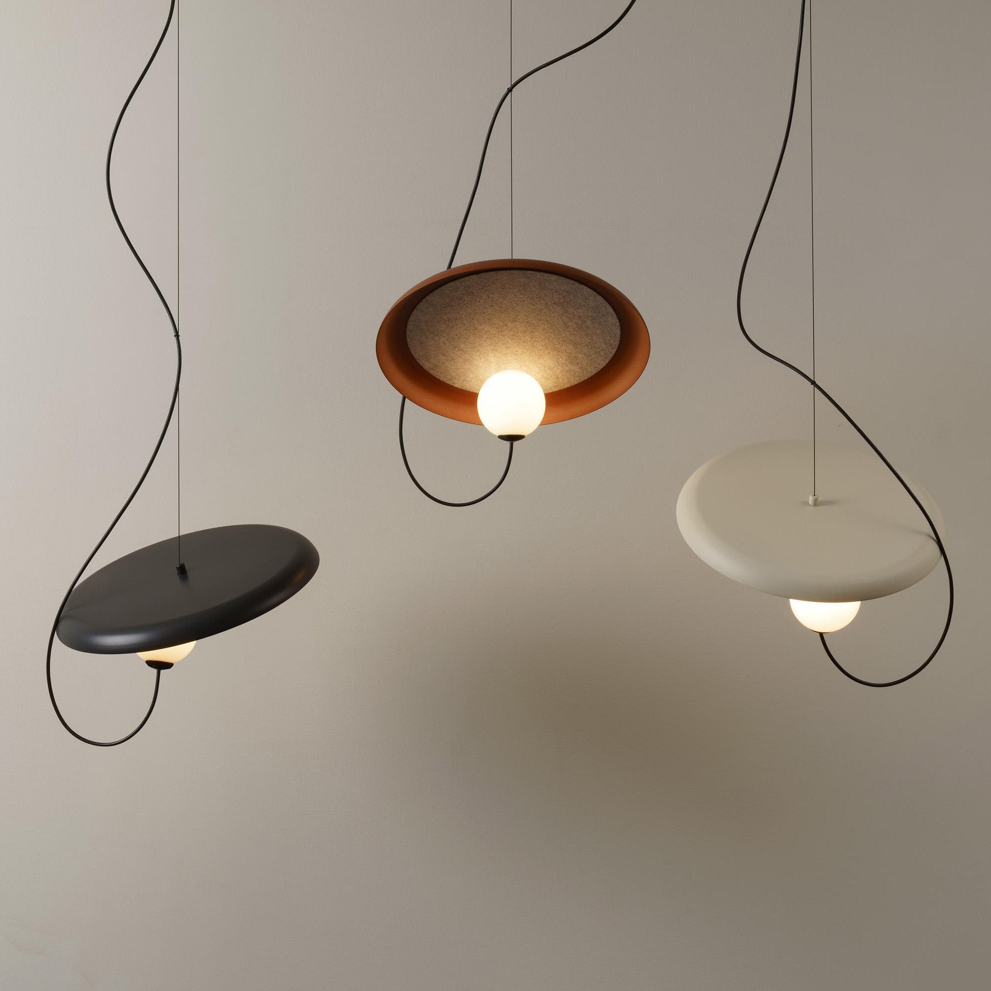 Akoestische schijf hanglamp HL3001