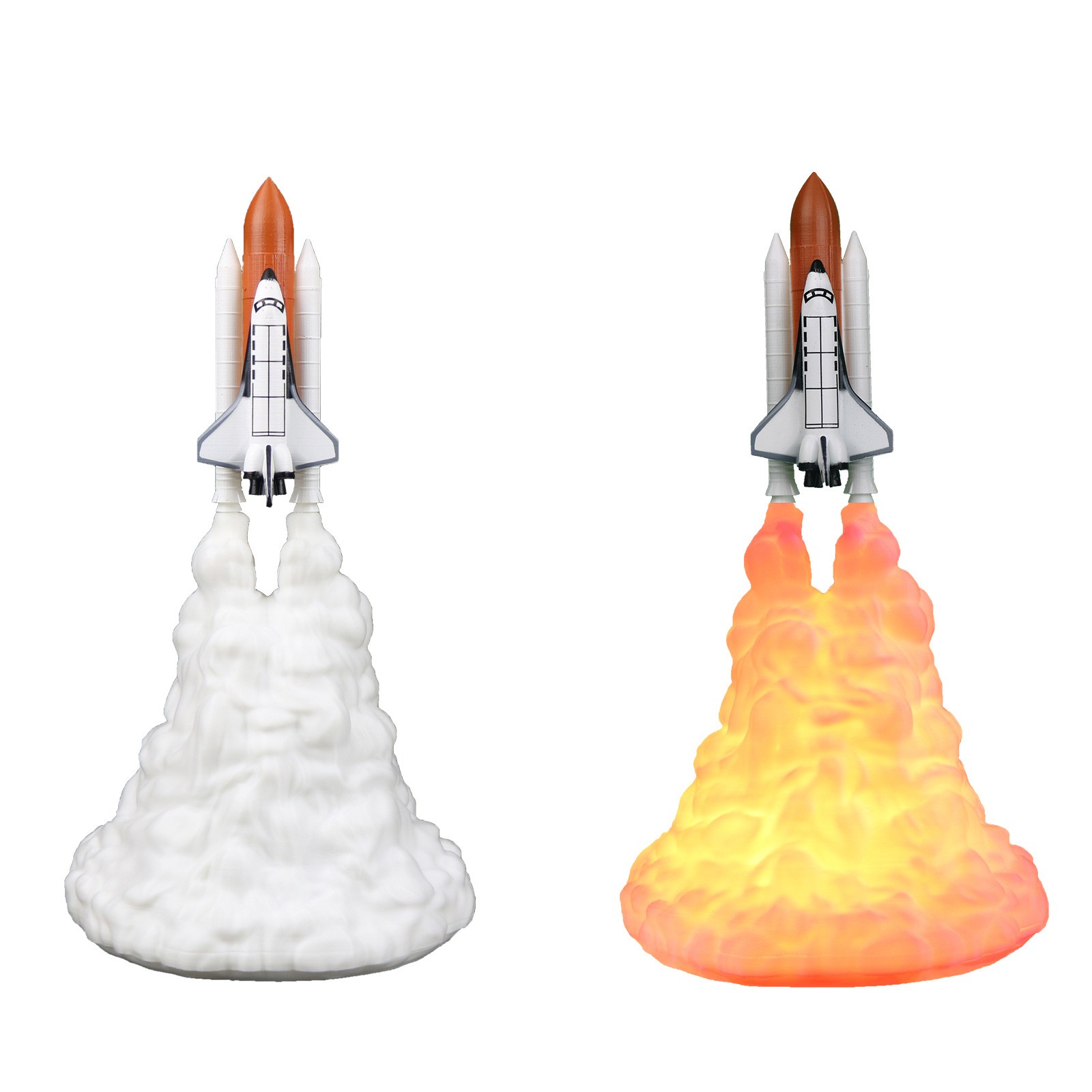 Creatieve 3D-geprinte vliegtuig vuurdraak tafellamp HL336