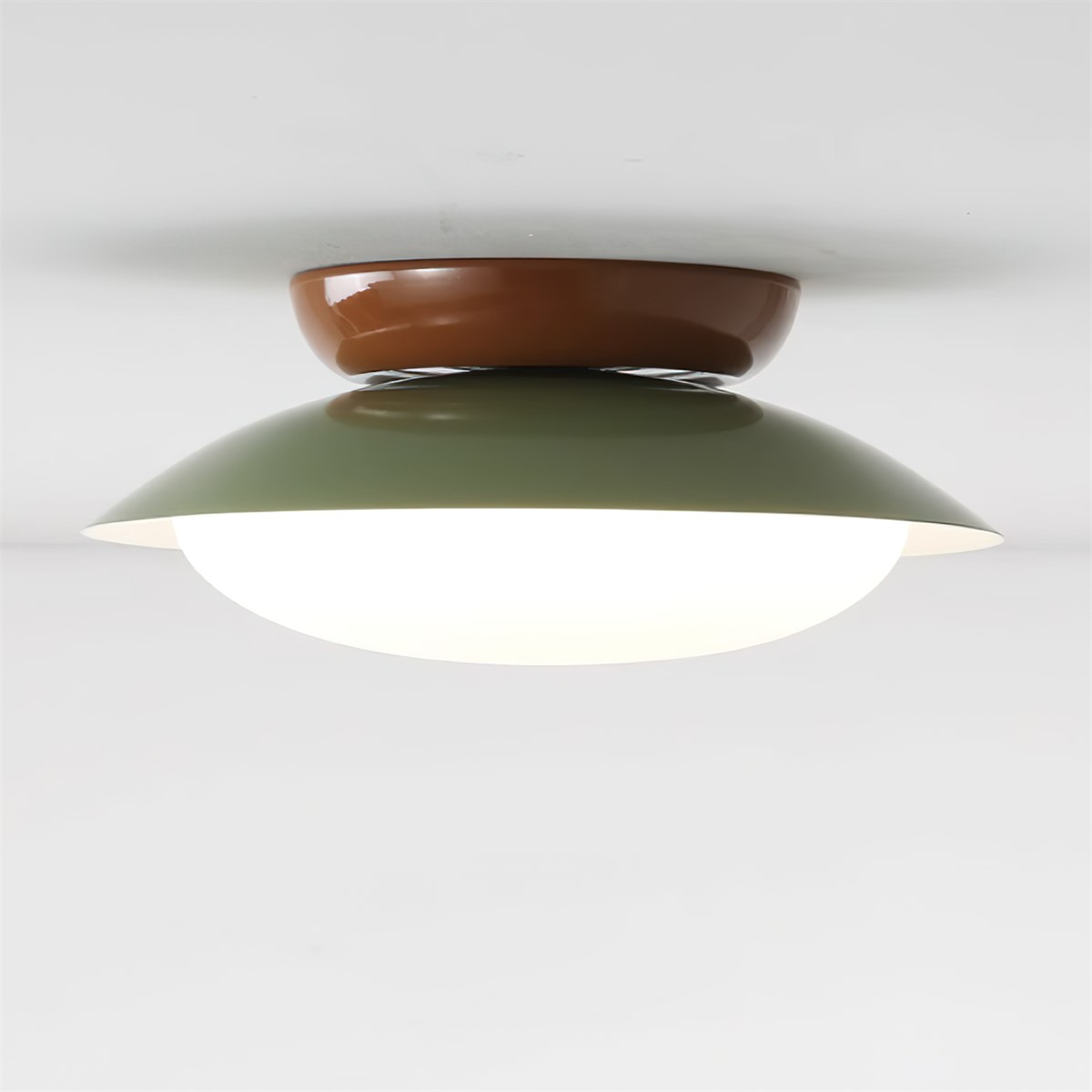 Crèmekleurige moderne plafondlamp HL632