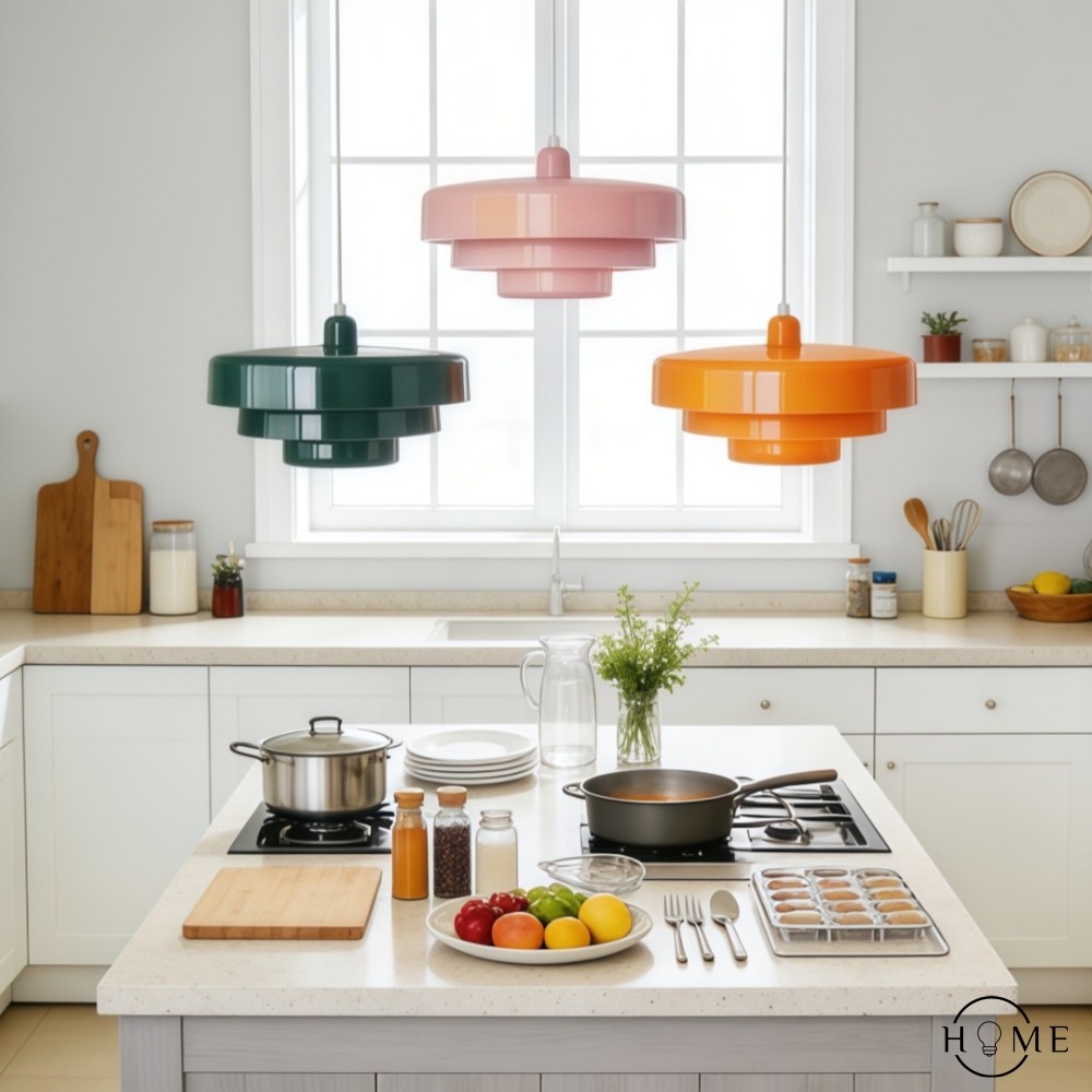 Macaron Disc Hanglamp - Scandinavische Meerlaagse Hanglamp van Metaal voor de Keuken HL179
