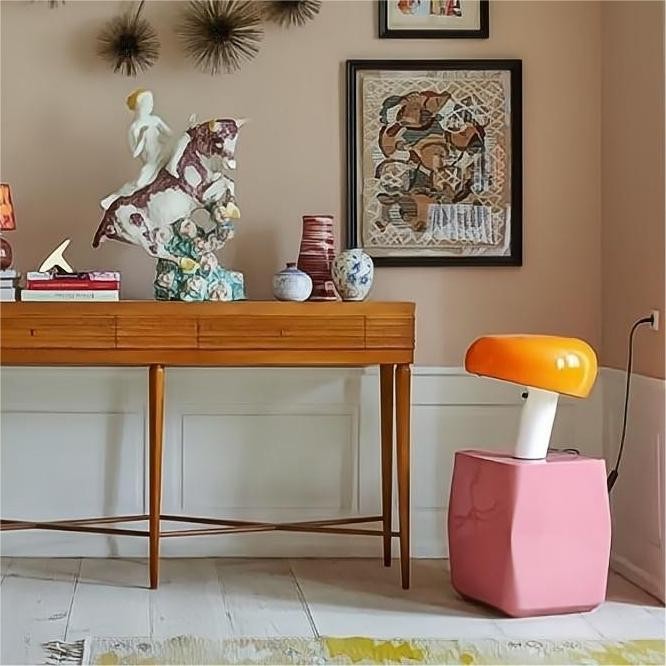 Slantia Marmeren Tafellamp Vintage