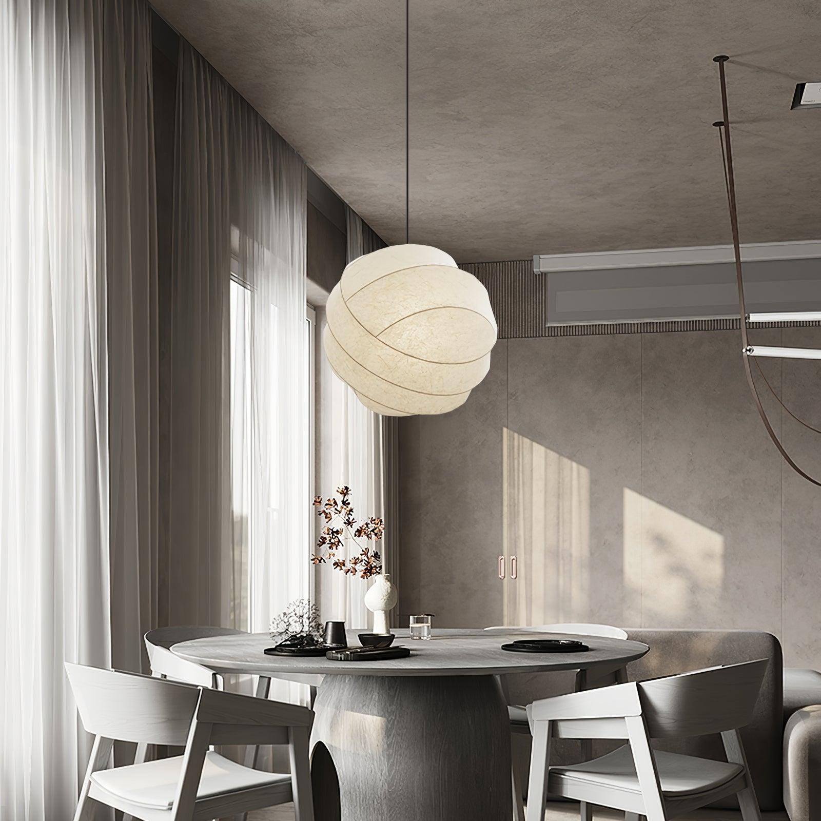 Wabi-Sabi Stijl Fiber Cocoon Hanglamp HL861