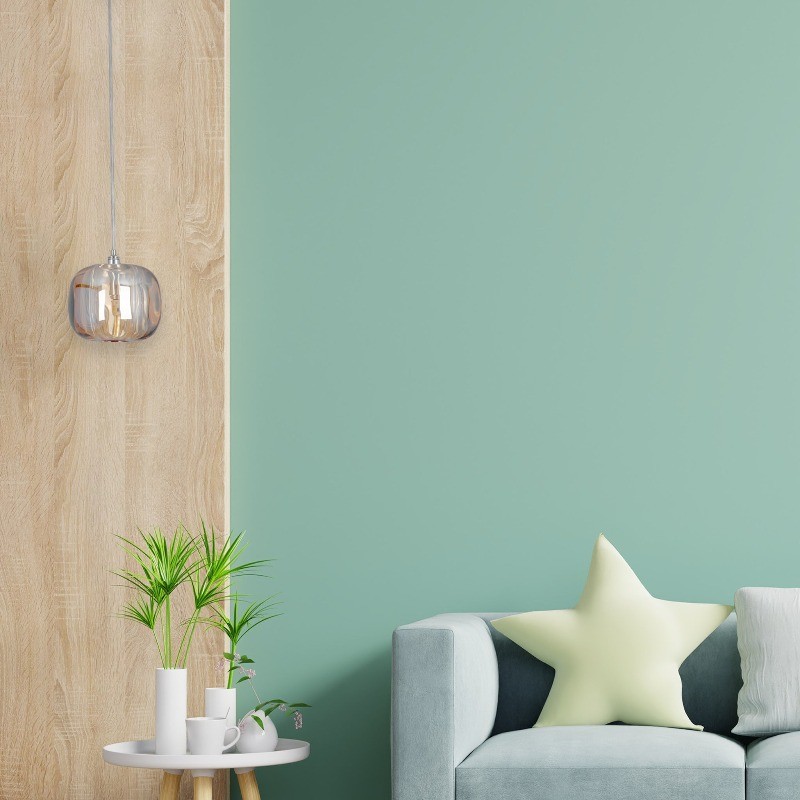 Cubie kroonluchter rookglas bol hanglamp voor kookeiland