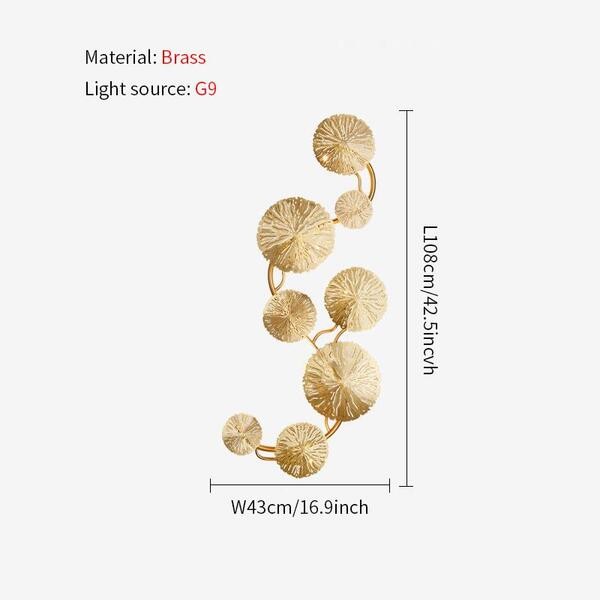 Lotus Leaf Wandlamp