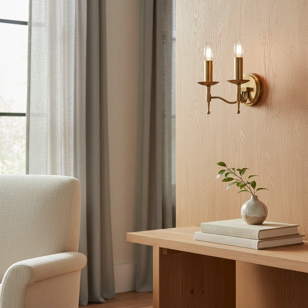Tela Classic Wandlamp van Metaal - Elegante wandlamp, ideaal voor hal of woonkamer HL2022