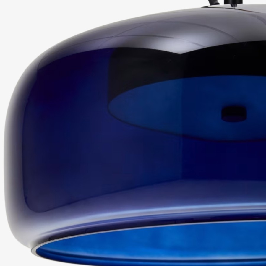 Lunorae ronde glazen hanglamp - moderne sculpturale verlichting voor de woonkamer HL2453