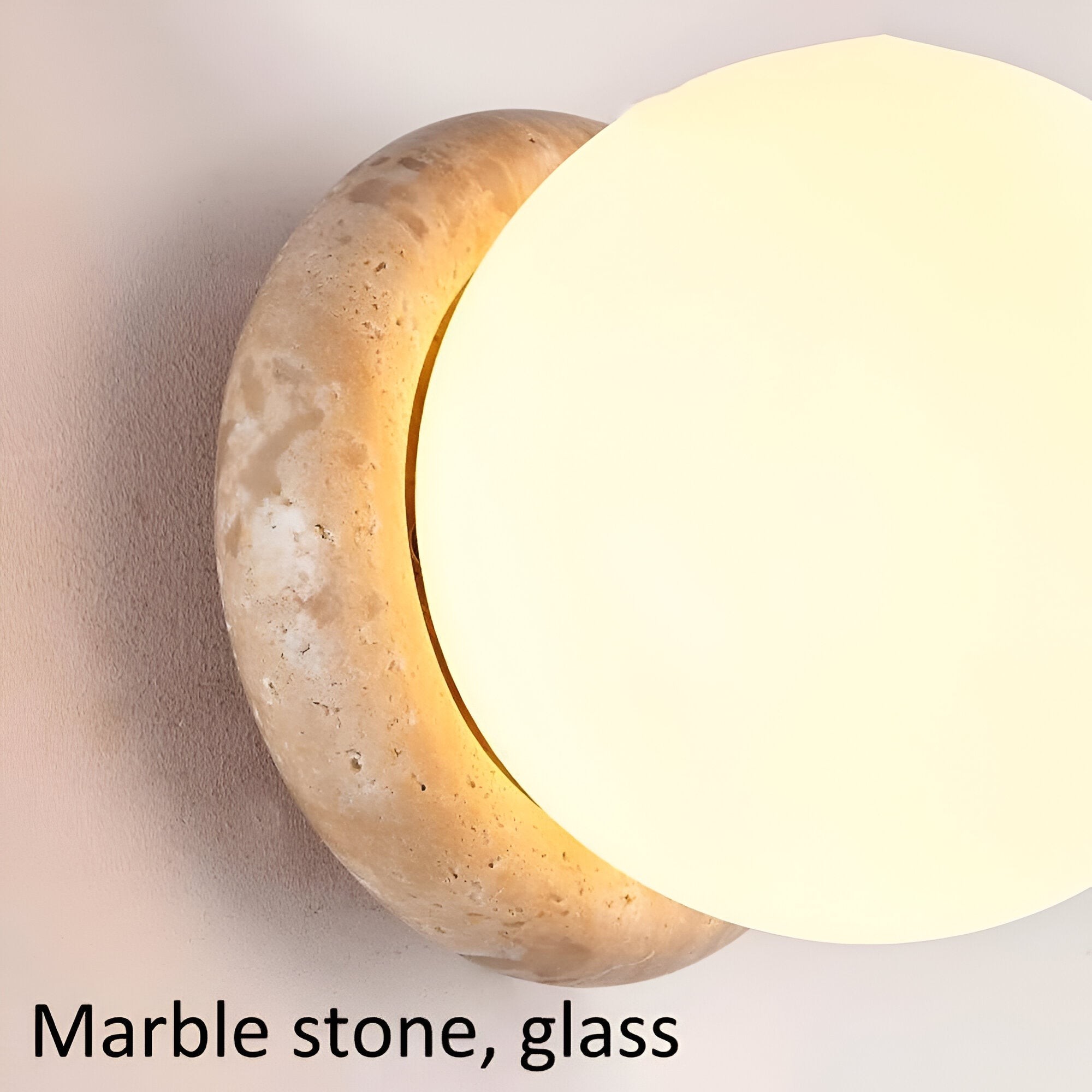 Asteroid Travertine Buitenwandlamp HL3442
