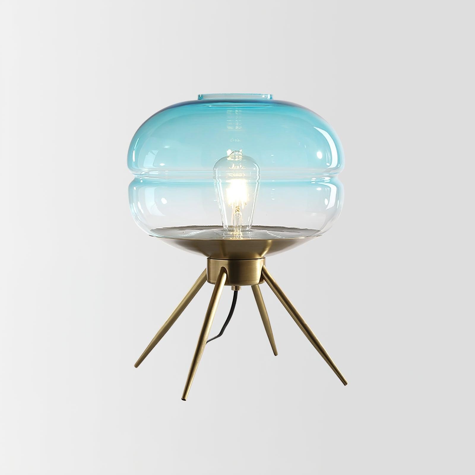 Luxe persoonlijkheid gekleurde glazen afdekking hoge tafellamp HL700