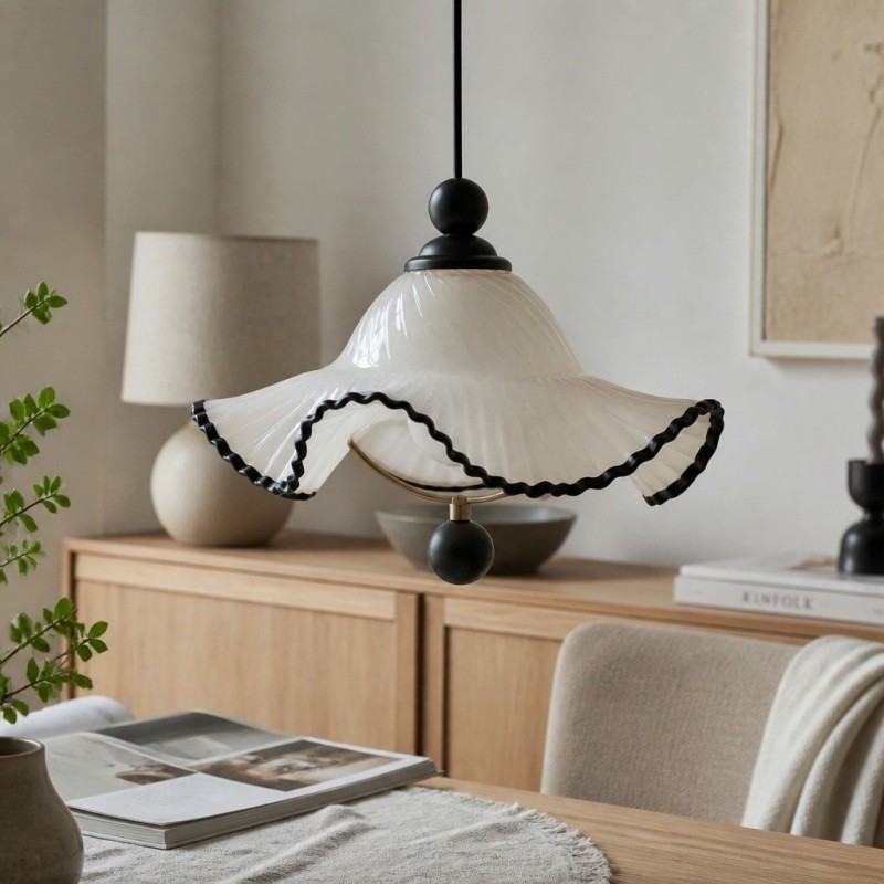 Cazelle Franse Vintage Golf Hanglamp - Zachte Sfeervolle Hanglamp voor Interieurs HL3591