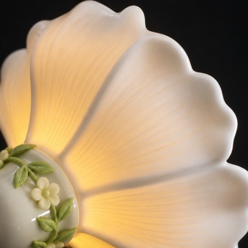 Cazelle bloemenhanglamp - Romantische verlichting voor de slaapkamer HL3592