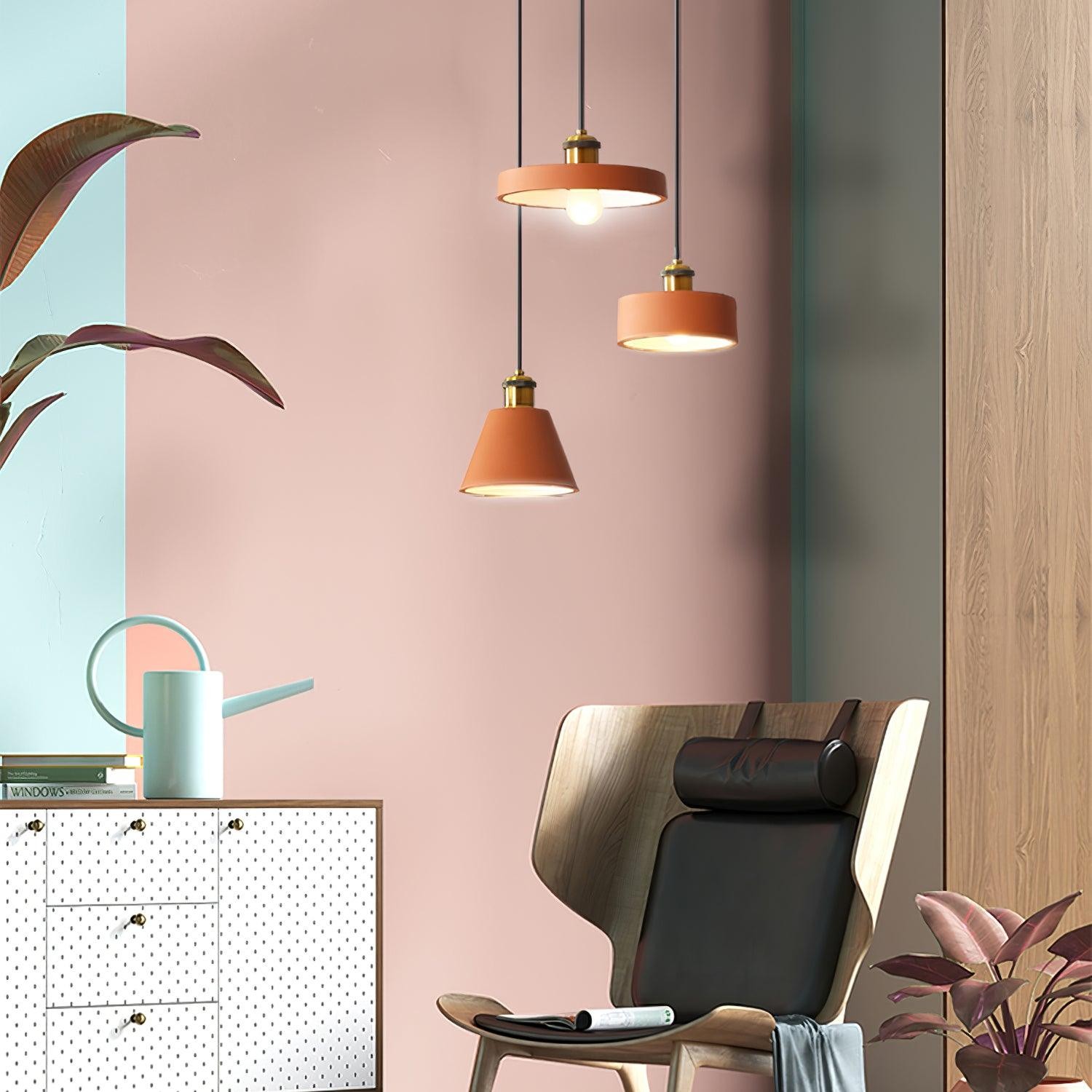 Moderne hars geometrische hanglamp HL787