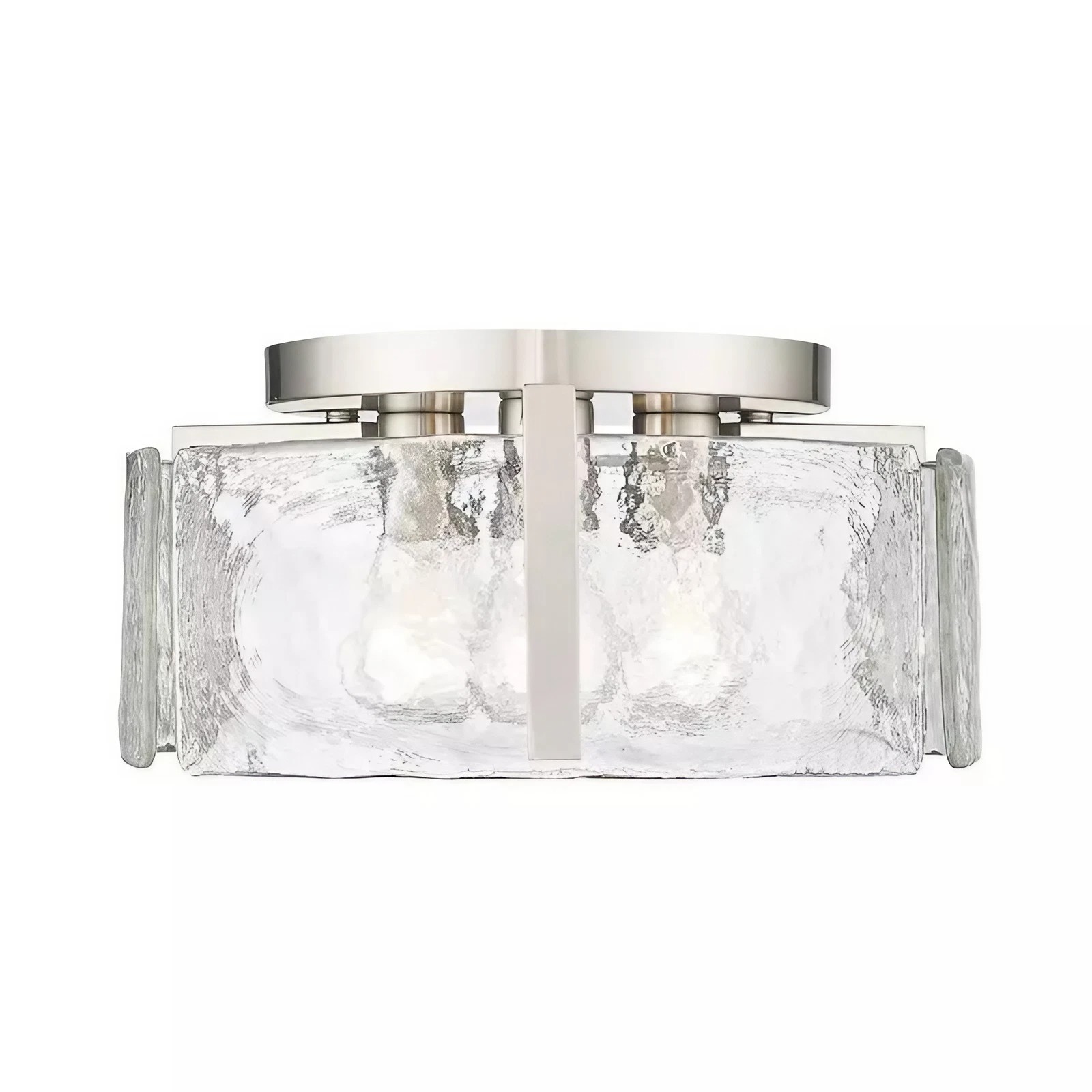 Moderne Inbouwplafondlamp Met Glazen Trommel HL267