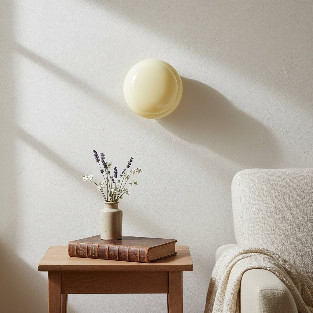 Orra Dubbellaagse Opaalglazen Wandlamp - Moderne Wandlamp voor Slaapkamer en Hal HL1783