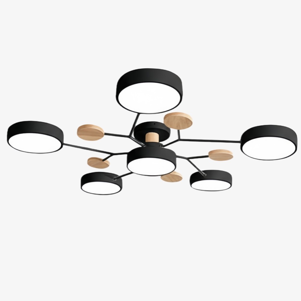 Nordic vertakte schijf LED plafondlamp HL215