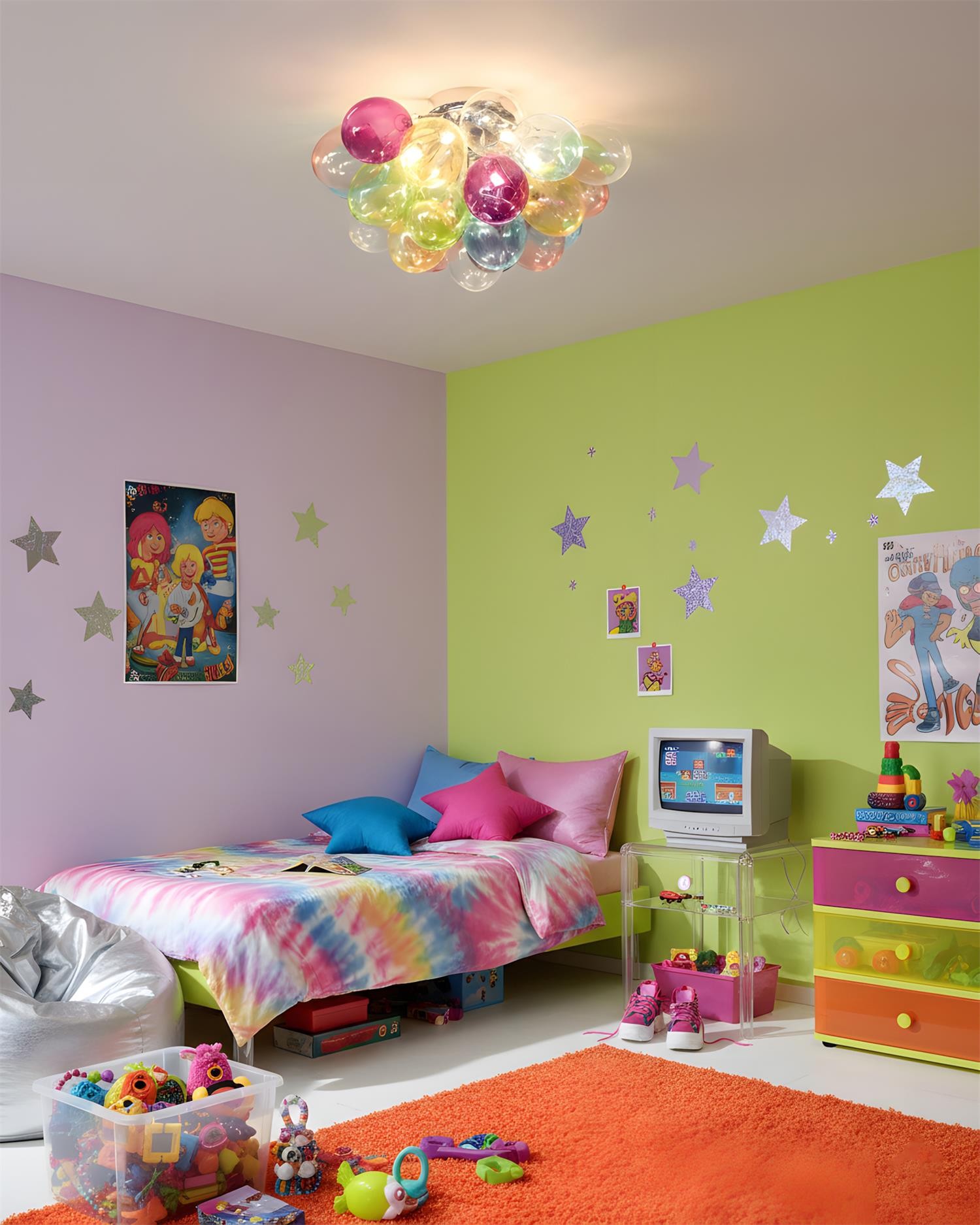 Bubbelvormige plafondlamp HL2856