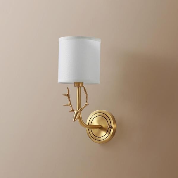 Hertenkop Wandlamp