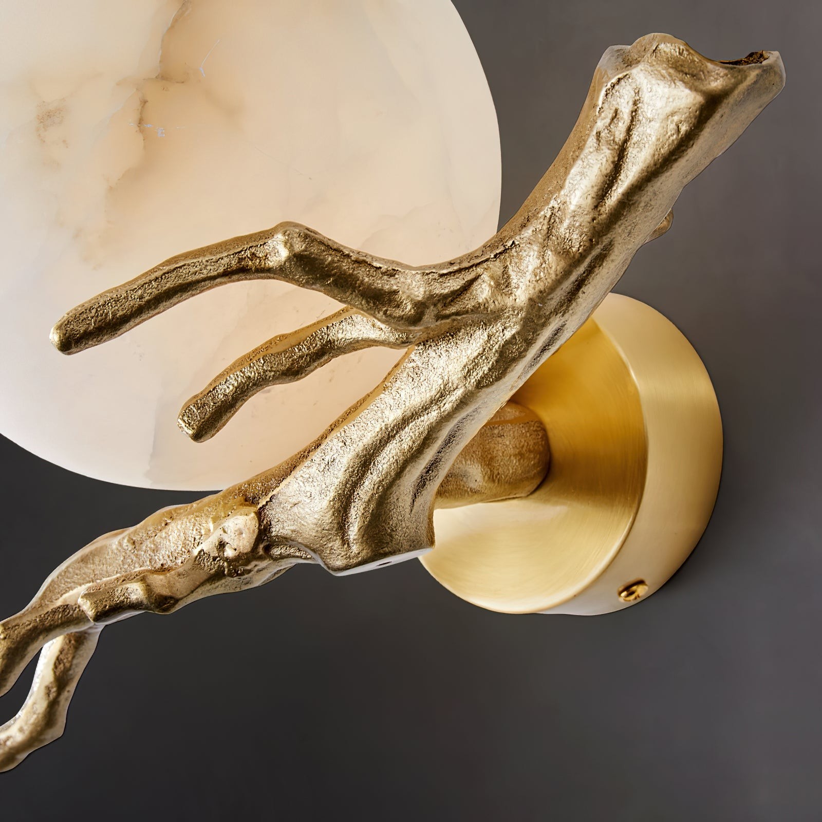 Retro Twigs Alabaster wandlamp HL2988