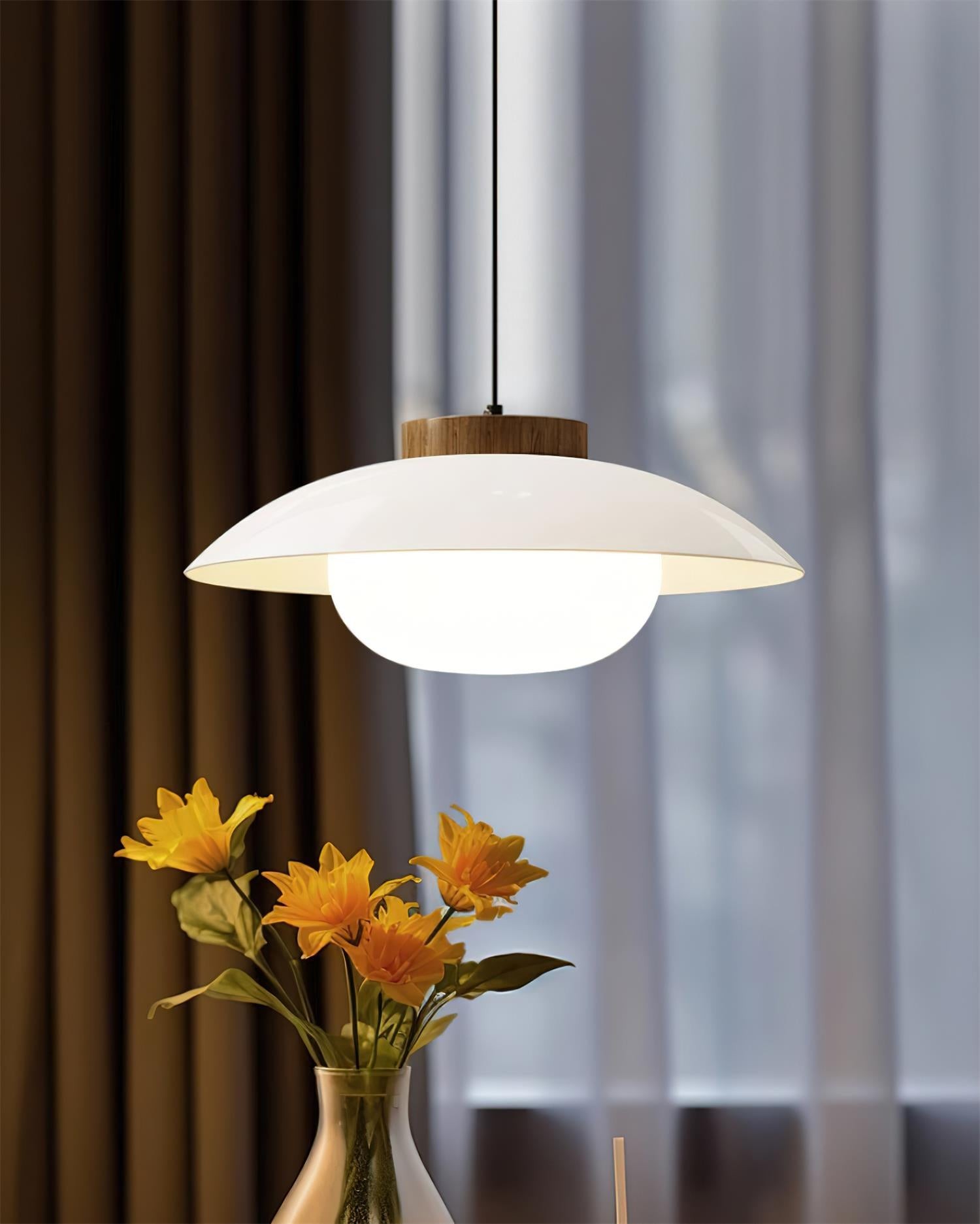 Moderne eetkamer glazen hanglamp HL739
